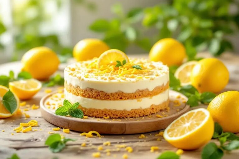 Ce délice au citron sans cuisson est la recette la plus facile de mon