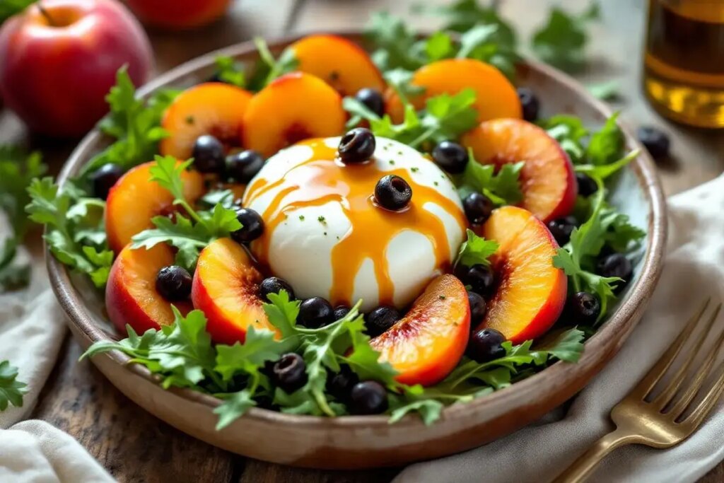 Je fais cette salade nectarine-burrata dès qu’il fait chaud : fraîche, rapide et pleine de goût.jpg