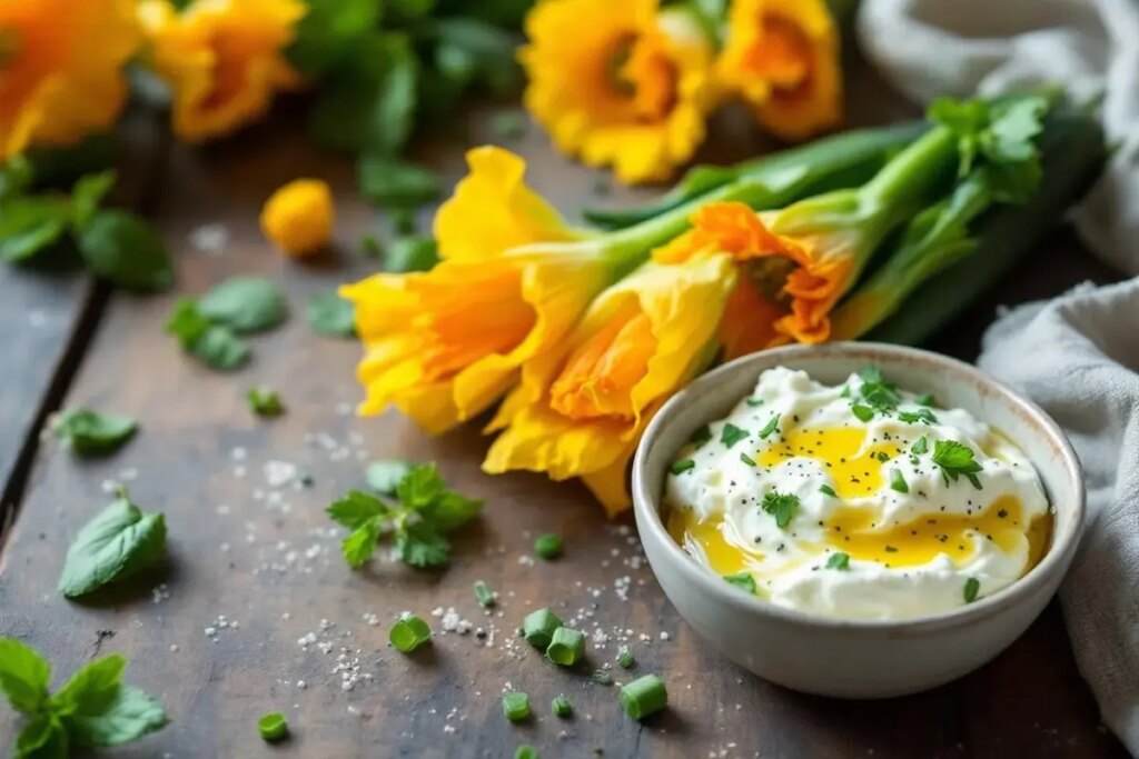 « Je farcis mes fleurs de courgette crues » La fleur de courgette se mange crue ? Voici la recette ultra fraîche qui le prouve.jpg