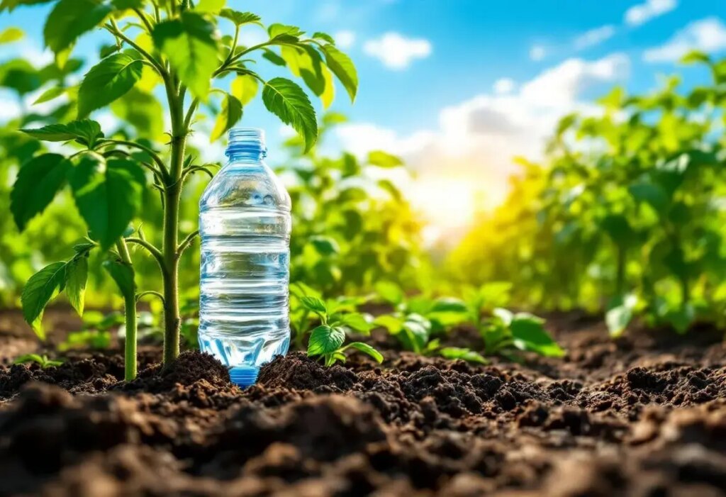 « Je n’arrose qu’une fois par semaine » : le système goutte-à-goutte en bouteilles qui sauve mes tomates.jpg