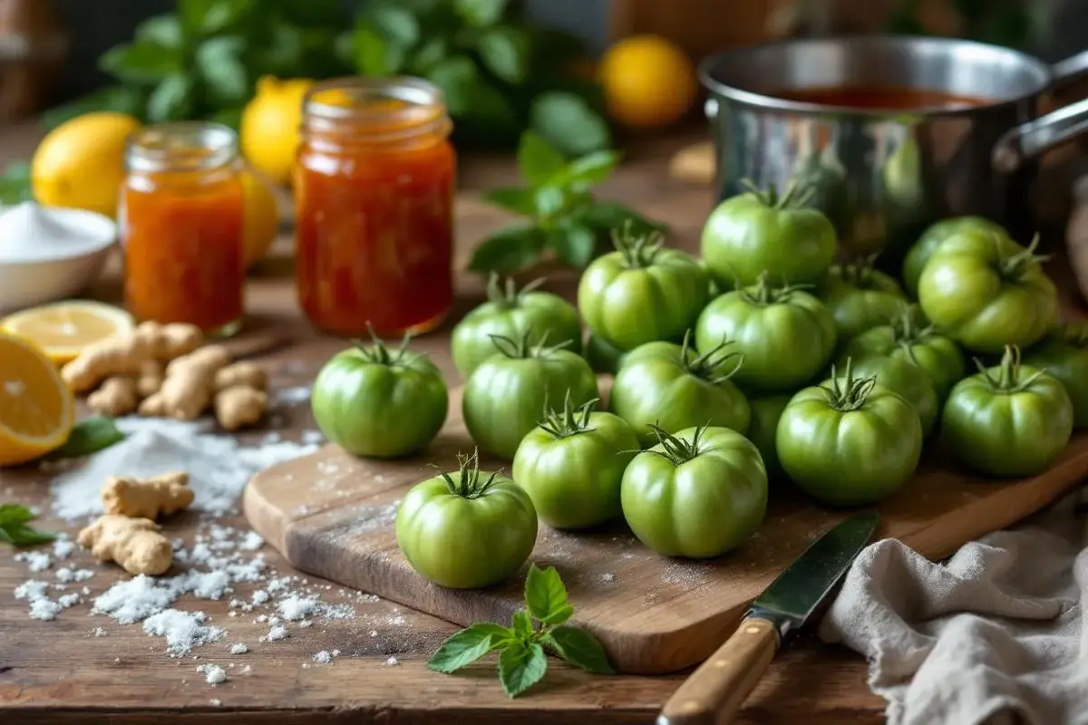 Je transforme mes tomates vertes en confiture antigaspi la recette — free download