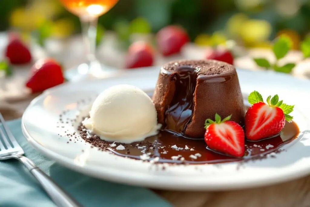 « Tout le monde me le réclame l’été » chocolat fondant, glace vanille maison : le dessert star de mes repas d’été.jpg