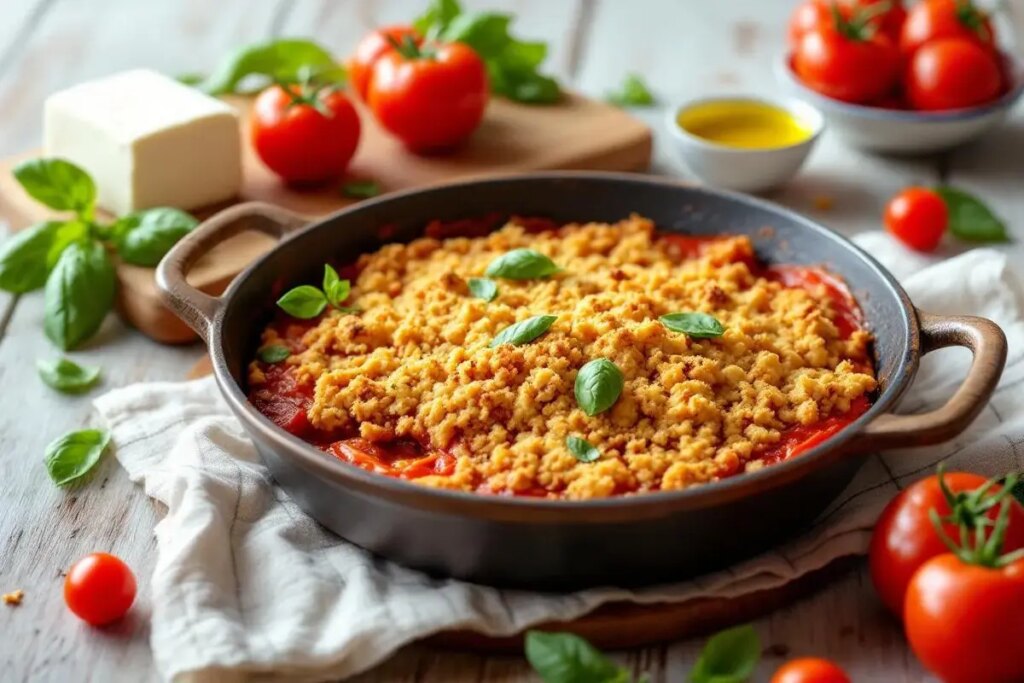 Ce crumble tomate-fromage est mon dîner de flemme préféré cet été.jpg
