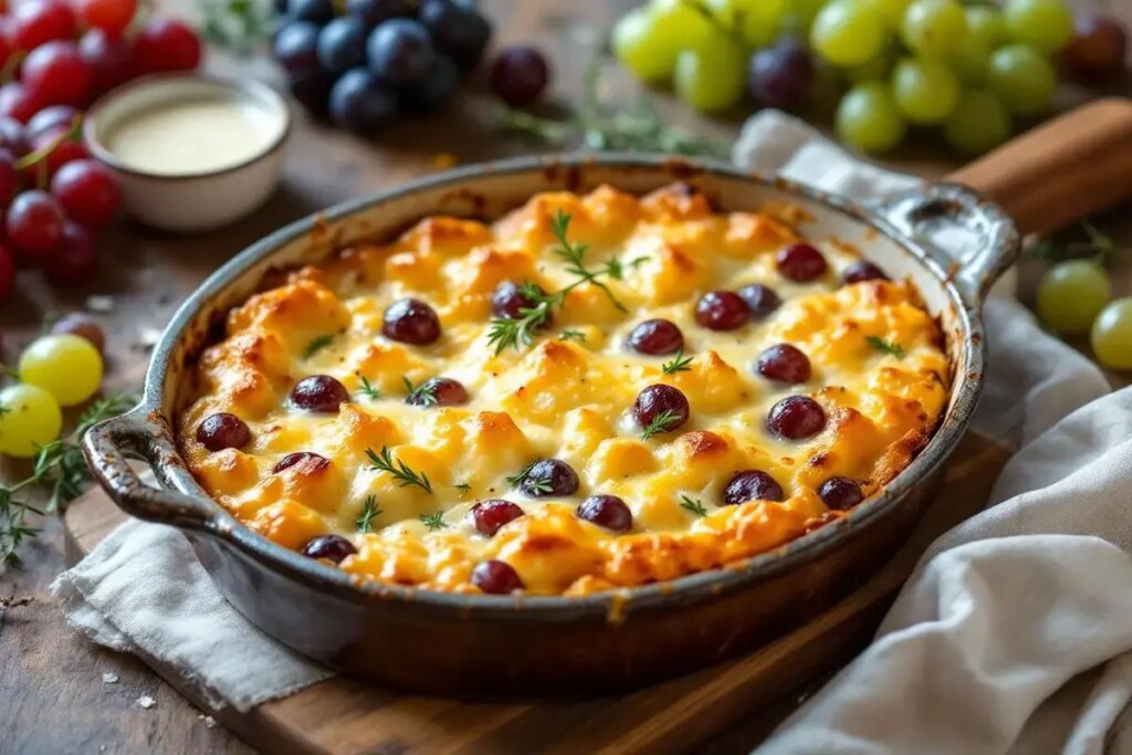 Cuisiner les restes de vendanges : cette recette de gratin au raisin et fromage fait sensation.jpg