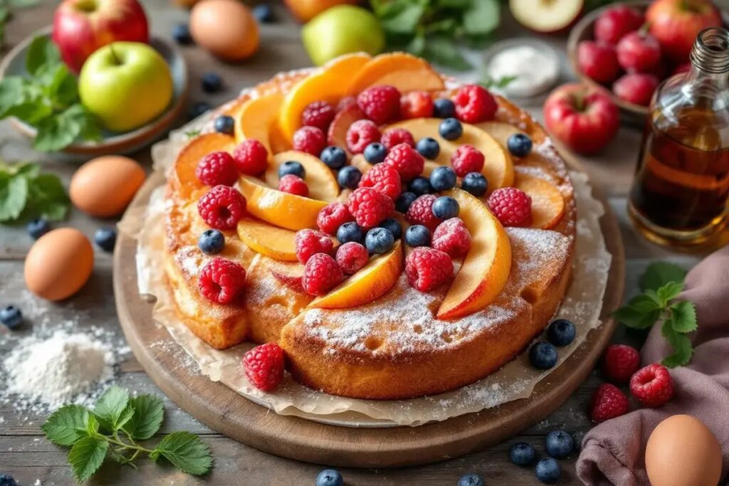 Gâteau vapeur aux fruits du jardin : une douceur moelleuse sans four ni stress.jpg
