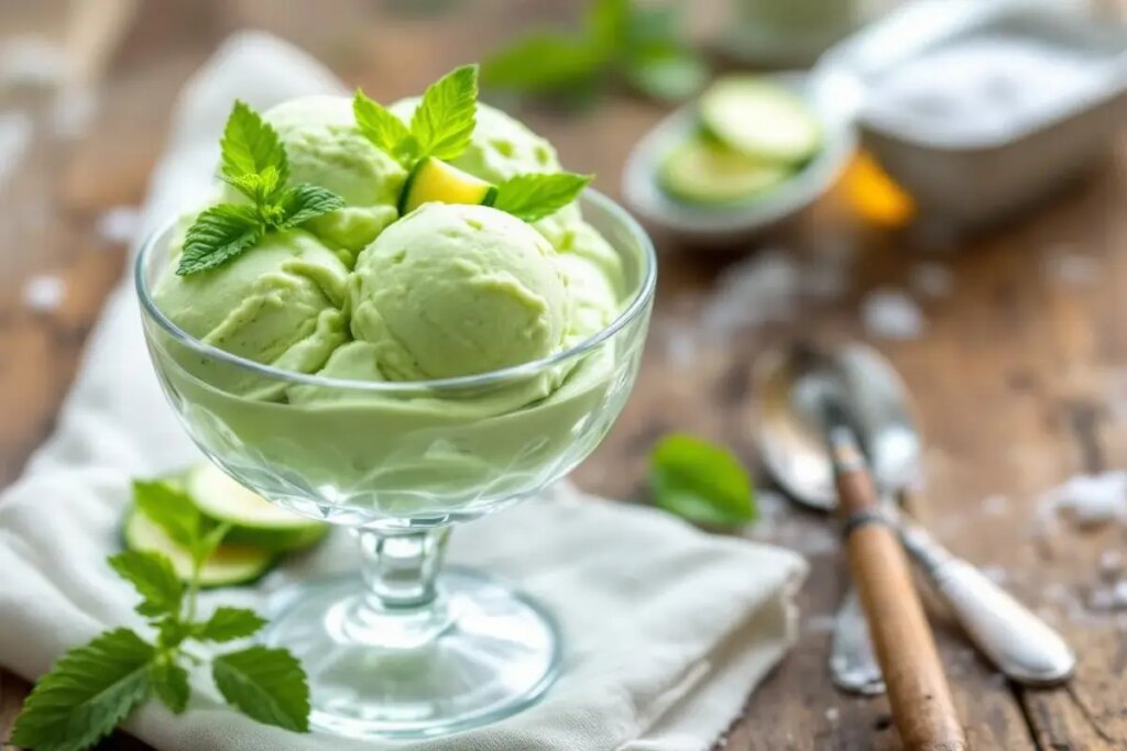 Glace à la courgette et menthe : oui, c’est bon. Oui, c’est même excellent.jpg