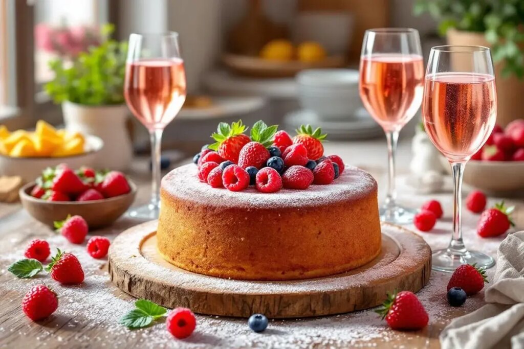 J’ai tenté le gâteau au vin rosé : frais, fruité et surprenant, j’en suis fan.jpg