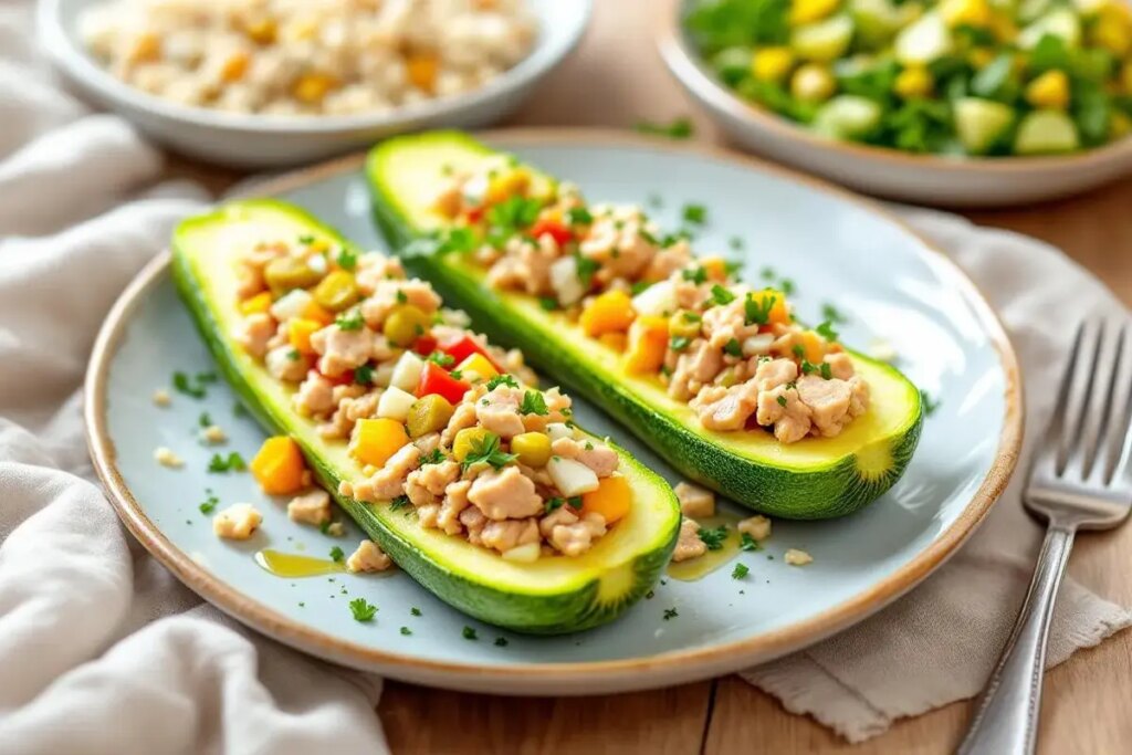 Je prépare ces courgettes farcies au thon tellement souvent que c’est devenu un classique.jpg