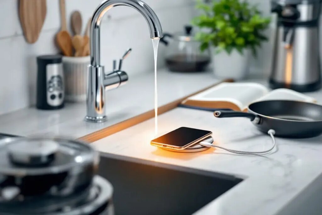 Pourquoi il ne faut jamais charger son téléphone dans la cuisine, selon un expert en sécurité domestique.jpg